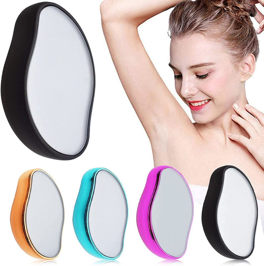 Premium Crystal Hair Eraser – Painless Exfoliation & Magic Hair Removal Pad for Smooth Skin