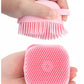 Premium Silicone Mini Bath Brush with Soap Dispenser – Ultra-Soft Hygienic Body Scrubber & Massage Brush for All Ages