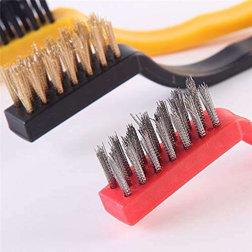 3-Pcs Multi-Purpose Gas Stove & Kitchen Wire Brush Set