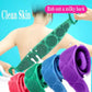 Premium Silicone Double-Sided Bath Towel Scrubber – Flexible Exfoliating Body Massage Belt for Deep Pore Cleaning