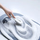 Close-up of a modern Carevix super absorbent, quick-drying bath mat with non-slip backing and contemporary welcome design.