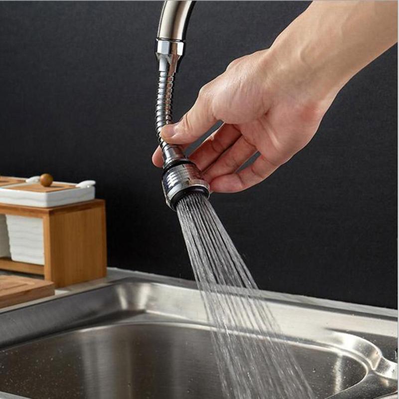 Turbo Flex 360 Flexible Faucet Sprayer – Extended Reach Kitchen Sink Aerator with Dual Spray Settings