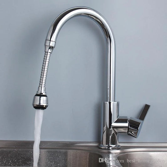 Turbo Flex 360 Flexible Faucet Sprayer – Extended Reach Kitchen Sink Aerator with Dual Spray Settings