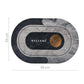 Carevix Super Absorbent Quick Drying Bath Mat with non-slip backing and modern welcome design for bathroom safety and style.