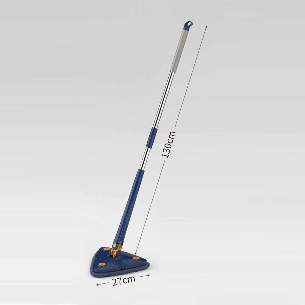 Carevix 360° rotatable triangle cleaning mop with automatic water squeezing for floor and wall cleaning in a home setting.