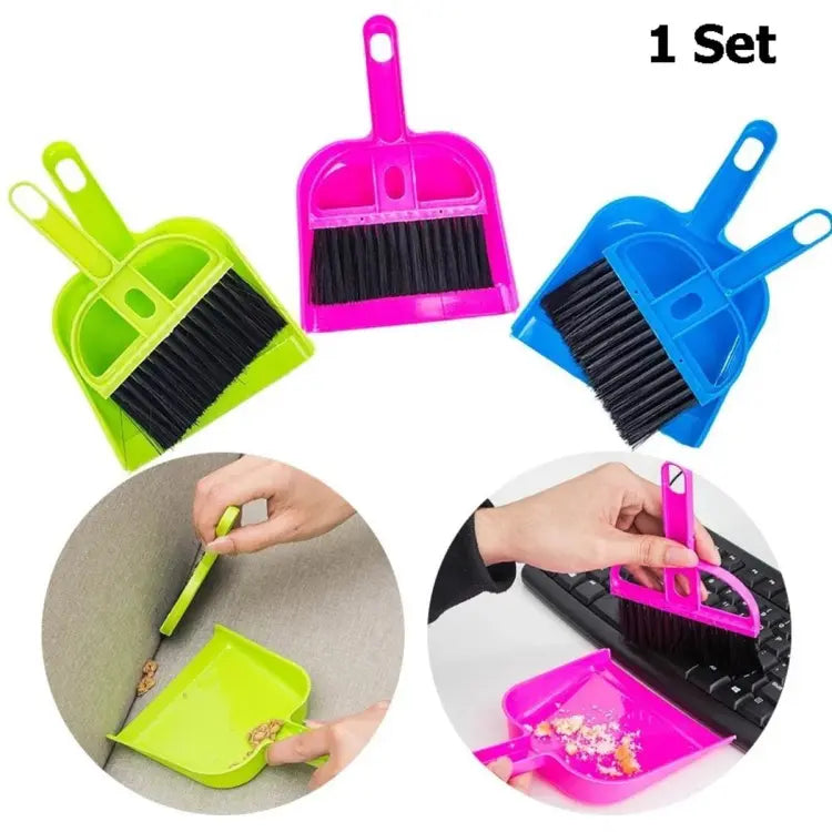 2-in-1 Mini Desktop Cleaning Brush & Dustpan Set