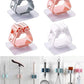 1 Pc Self-Adhesive Mop & Broom Holder – Wall Mounted Magic Organizer for Cleaning Tools (Random Color)