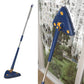 Carevix 360° rotatable triangle cleaning mop with automatic water squeezing for efficient floor and wall cleaning.