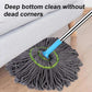 Royal's Super Absorbent Twist Mop – Heavy Duty Floor Cleaner with Built-in Scrubber