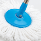 Carevix Store 360° rotating spin mop set with microfiber head, stainless steel dryer basket, heavy-duty floor cleaning system.