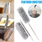 Carevix 360° flexible extendable fan and ceiling duster with telescopic handle for dusting high and hard-to-reach surfaces.