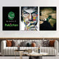 Set of 3 Pakistan Patriot & Imran Khan Premium MDF Wall Art Photo Tiles (8x11 Inches)