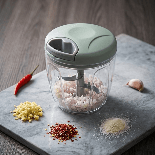 Smart Pull-String Multi-Chopper - Ultimate Hand Food Processor and Vegetable Cutter
