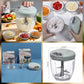 Smart Pull-String Multi-Chopper - Ultimate Hand Food Processor and Vegetable Cutter
