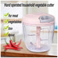 Smart Pull-String Multi-Chopper - Ultimate Hand Food Processor and Vegetable Cutter