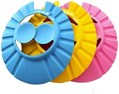 Adjustable Baby Shower Cap with Ear Protectors – Painless Waterproof Bath Visor Shield for Toddlers