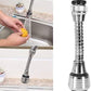 Turbo Flex 360 Flexible Faucet Sprayer – Extended Reach Kitchen Sink Aerator with Dual Spray Settings
