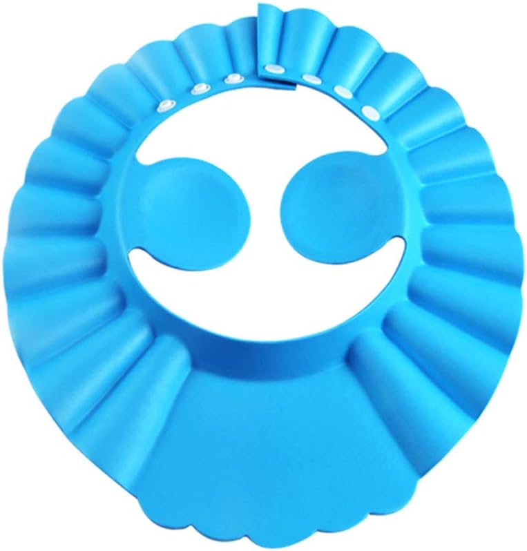 Adjustable Baby Shower Cap with Ear Protectors – Painless Waterproof Bath Visor Shield for Toddlers