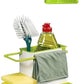 3-in-1 Premium Kitchen Sink Organizer – Self-Draining Sponge, Brush & Cloth Holder Rack