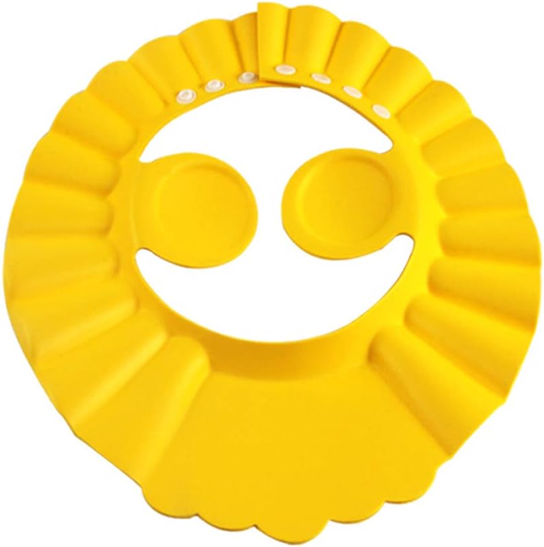 Adjustable Baby Shower Cap with Ear Protectors – Painless Waterproof Bath Visor Shield for Toddlers