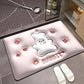 3D Visual Illusion Quick Dry Bath Mat | Super Absorbent Non Slip Floor Rug