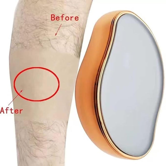 Premium Crystal Hair Eraser – Painless Exfoliation & Magic Hair Removal Pad for Smooth Skin