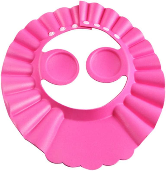 Adjustable Baby Shower Cap with Ear Protectors – Painless Waterproof Bath Visor Shield for Toddlers