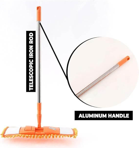 360 Degree Rotating Flat Chenille Microfiber Floor Cleaning Mop