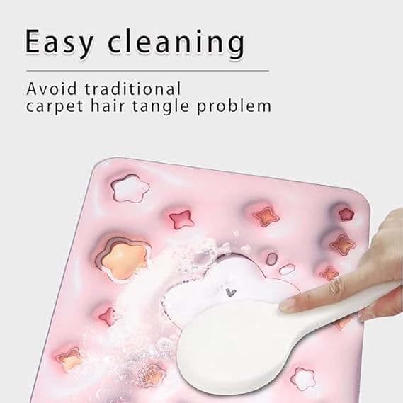 3D Visual Illusion Quick Dry Bath Mat | Super Absorbent Non Slip Floor Rug