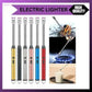 Carevix USB rechargeable electric arc BBQ lighter with windproof flameless plasma technology, shown in black with safety switch.