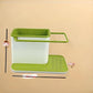 3-in-1 Premium Kitchen Sink Organizer – Self-Draining Sponge, Brush & Cloth Holder Rack