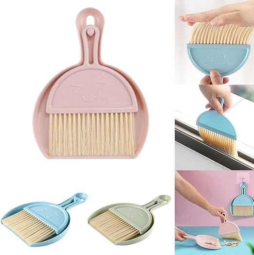 2-in-1 Mini Desktop Cleaning Brush & Dustpan Set