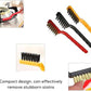 3-Pcs Multi-Purpose Gas Stove & Kitchen Wire Brush Set