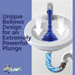 Small & Powerful Sink & Drain Plunger | Multi-Functional Pipe Unblocker Pump