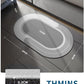Super Absorbent Quick Drying Bath Mat | Non Slip Modern Welcome Doormat