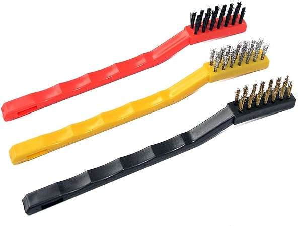 3-Pcs Multi-Purpose Gas Stove & Kitchen Wire Brush Set