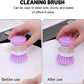 Hydraulic Liquid Soap Dispensing Pot & Dish Cleaning Brush