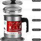 Premium Kitchen Oil Strainer Pot – 1.4L Fine Iron Storage Tank with Stainless Steel Mesh Filter