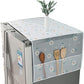 Premium Waterproof & Dustproof Refrigerator Top Cover with Storage Pockets