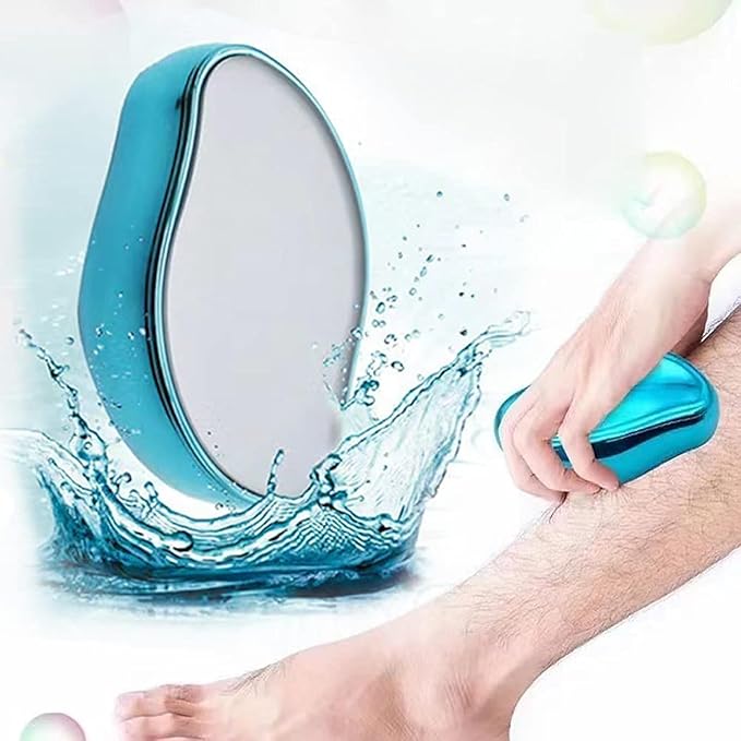 Premium Crystal Hair Eraser – Painless Exfoliation & Magic Hair Removal Pad for Smooth Skin