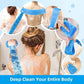 Premium Silicone Double-Sided Bath Towel Scrubber – Flexible Exfoliating Body Massage Belt for Deep Pore Cleaning