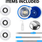 Carevix 360° rotating spin mop set with microfiber head, stainless steel dryer basket, heavy-duty floor cleaning system.