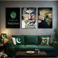 Set of 3 Pakistan Patriot & Imran Khan Premium MDF Wall Art Photo Tiles (8x11 Inches)