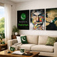 Set of 3 Pakistan Patriot & Imran Khan Premium MDF Wall Art Photo Tiles (8x11 Inches)