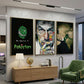 Set of 3 Pakistan Patriot & Imran Khan Premium MDF Wall Art Photo Tiles (8x11 Inches)
