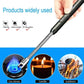 Carevix USB rechargeable electric arc BBQ lighter with windproof flameless plasma technology, shown with sleek black design and safety features.