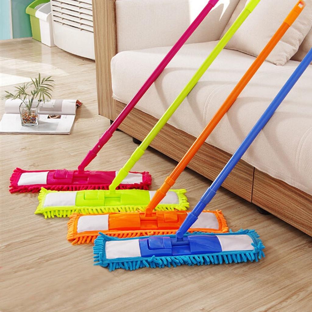 360 Degree Rotating Flat Chenille Microfiber Floor Cleaning Mop