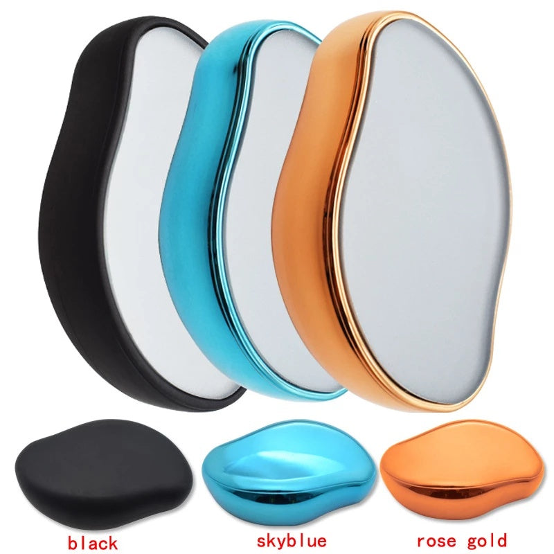 Premium Crystal Hair Eraser – Painless Exfoliation & Magic Hair Removal Pad for Smooth Skin
