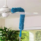Carevix flexible microfiber duster with stainless steel extendable handle and bendable fan cleaner for dusting and cleaning hard-to-reach areas.