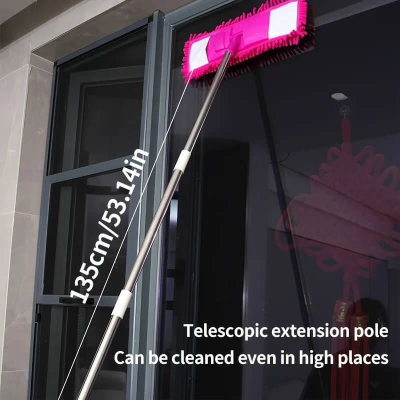 360 Degree Rotating Flat Chenille Microfiber Floor Cleaning Mop